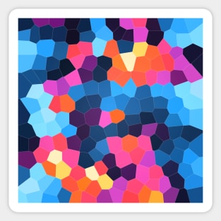 Geometric Abstract Brights Sticker